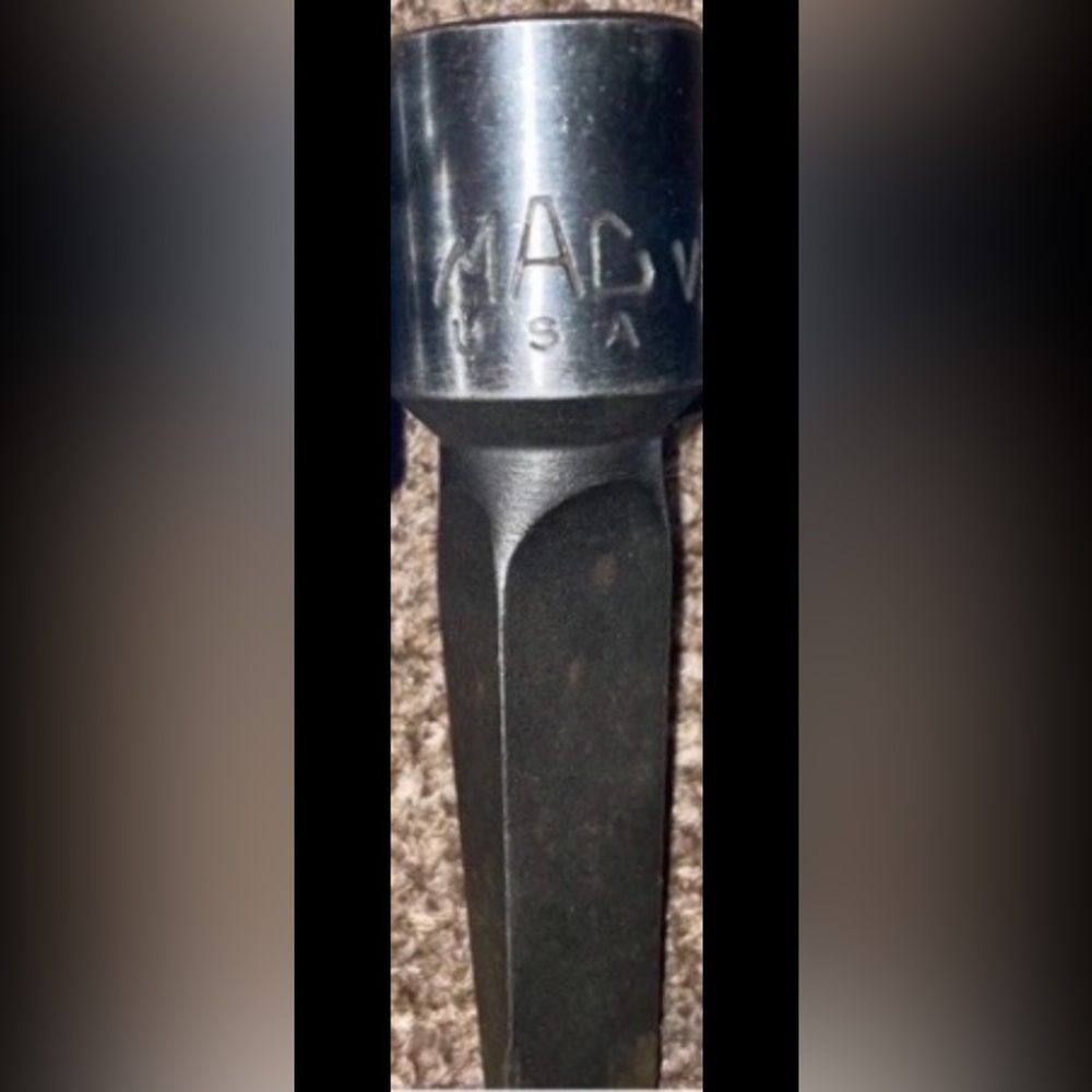 Mac Tools USA Vintage V4SD-Impact Slot Flat-Head Driver With 1/2in Drive